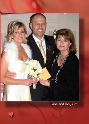 Jane and Tony Cox  - Rita Cohann - Civil Marriage Celebrant | Member of the Australian Federation of Civil Celebrants